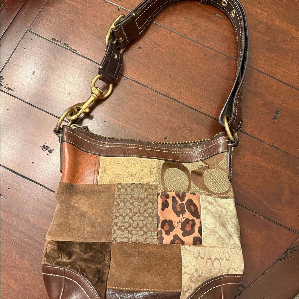 Coach Patchwork 2008 Shoulder Bag Used